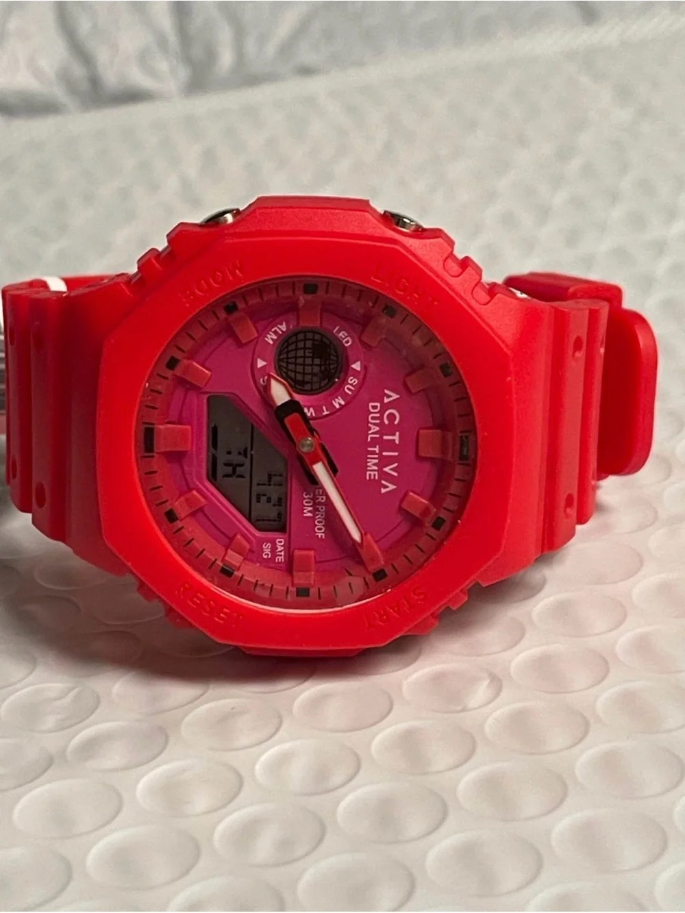 Activa Recon X Invicta Analog Digital Unisex Watch - 45.5mm, Red